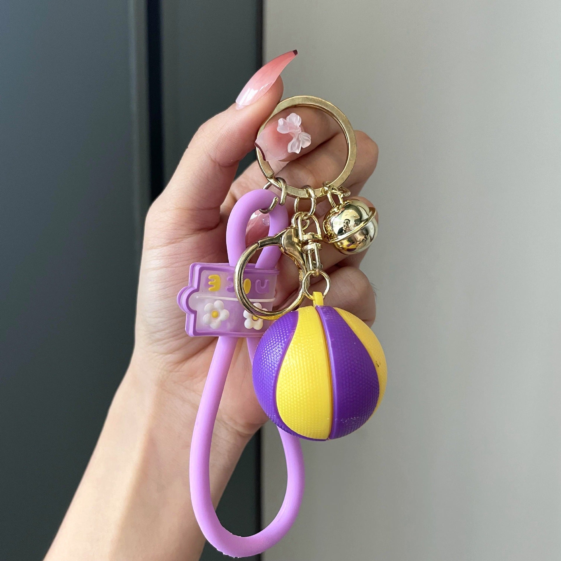 Wholesale PU Football Keychain